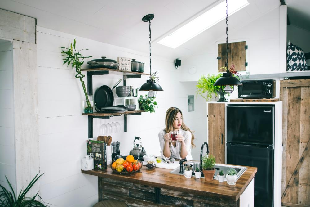 Modern kitchen with island